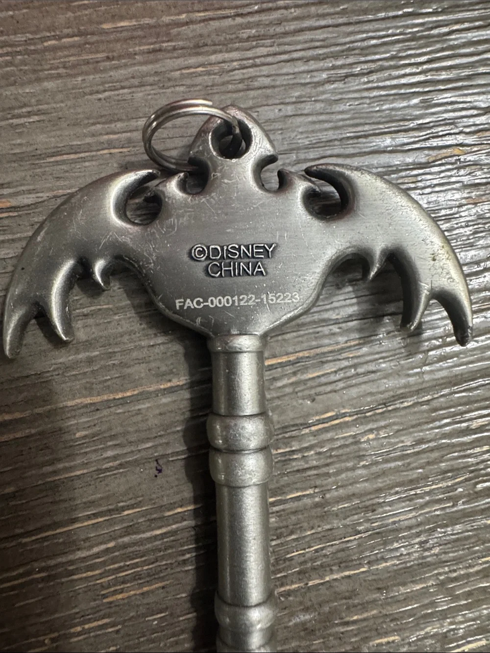 Disney Haunted Mansion Bat Wing Skeleton Key